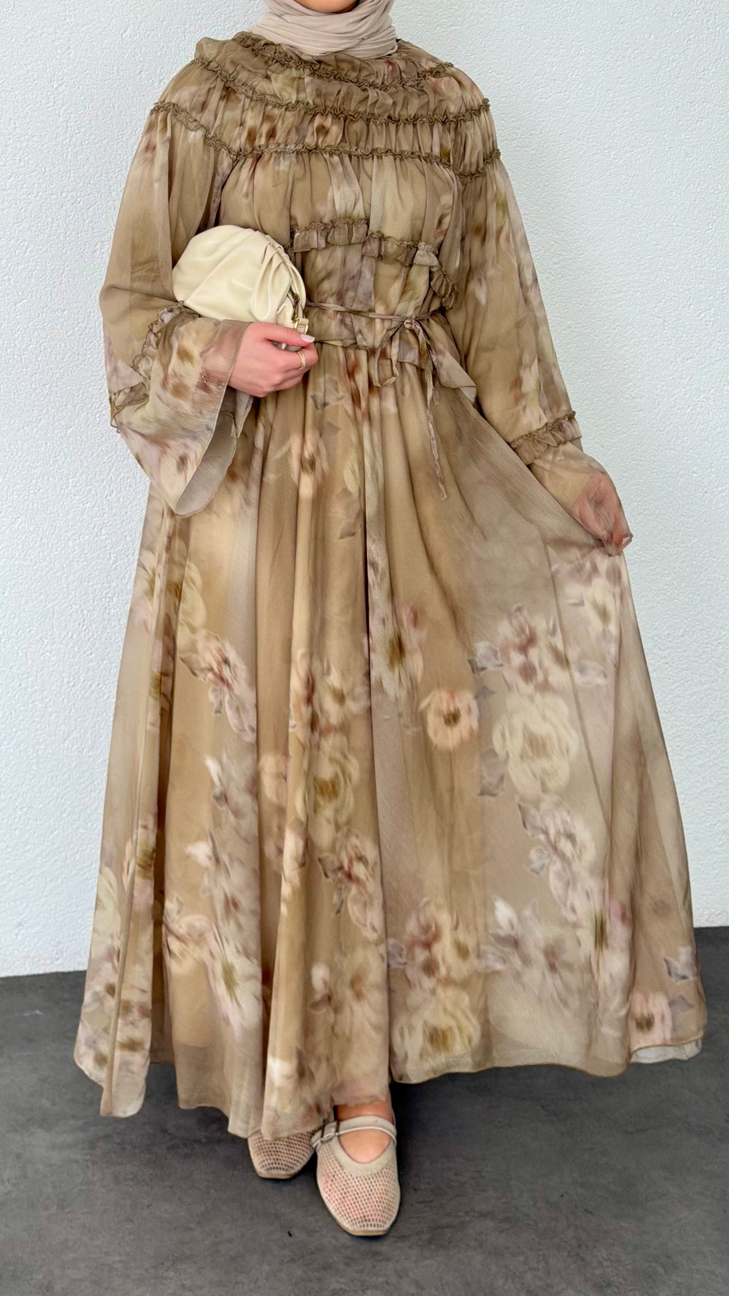 Flora Şifon Gipeli Takım Çağla Yeşili
