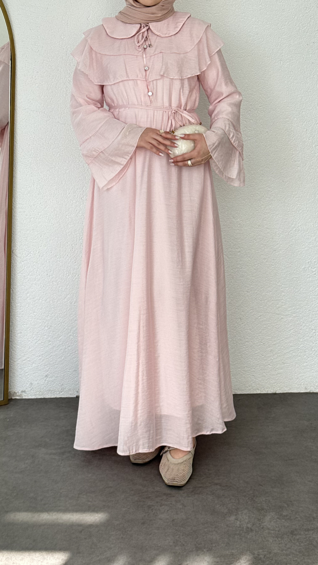 Kat Kat Bebe Yaka Elbise Pembe