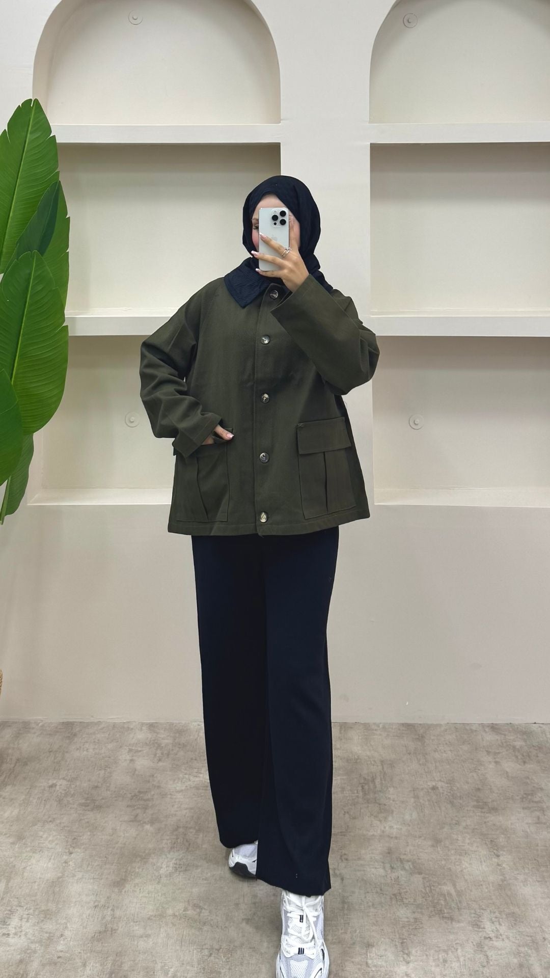 Gabardin Parka Haki