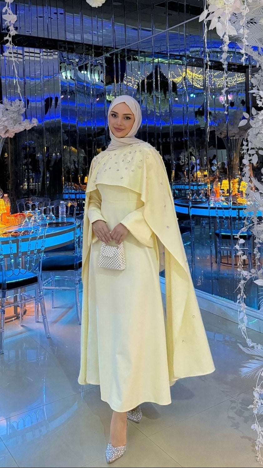 Valeria Taşlı Abiye Sarı