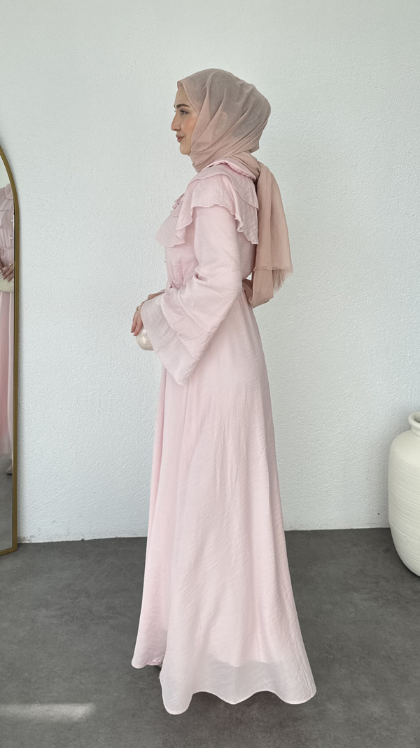 Kat Kat Bebe Yaka Elbise Pembe