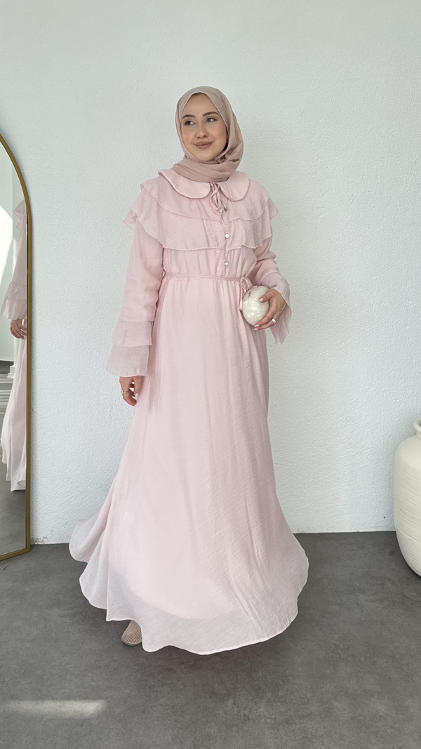 Kat Kat Bebe Yaka Elbise Pembe
