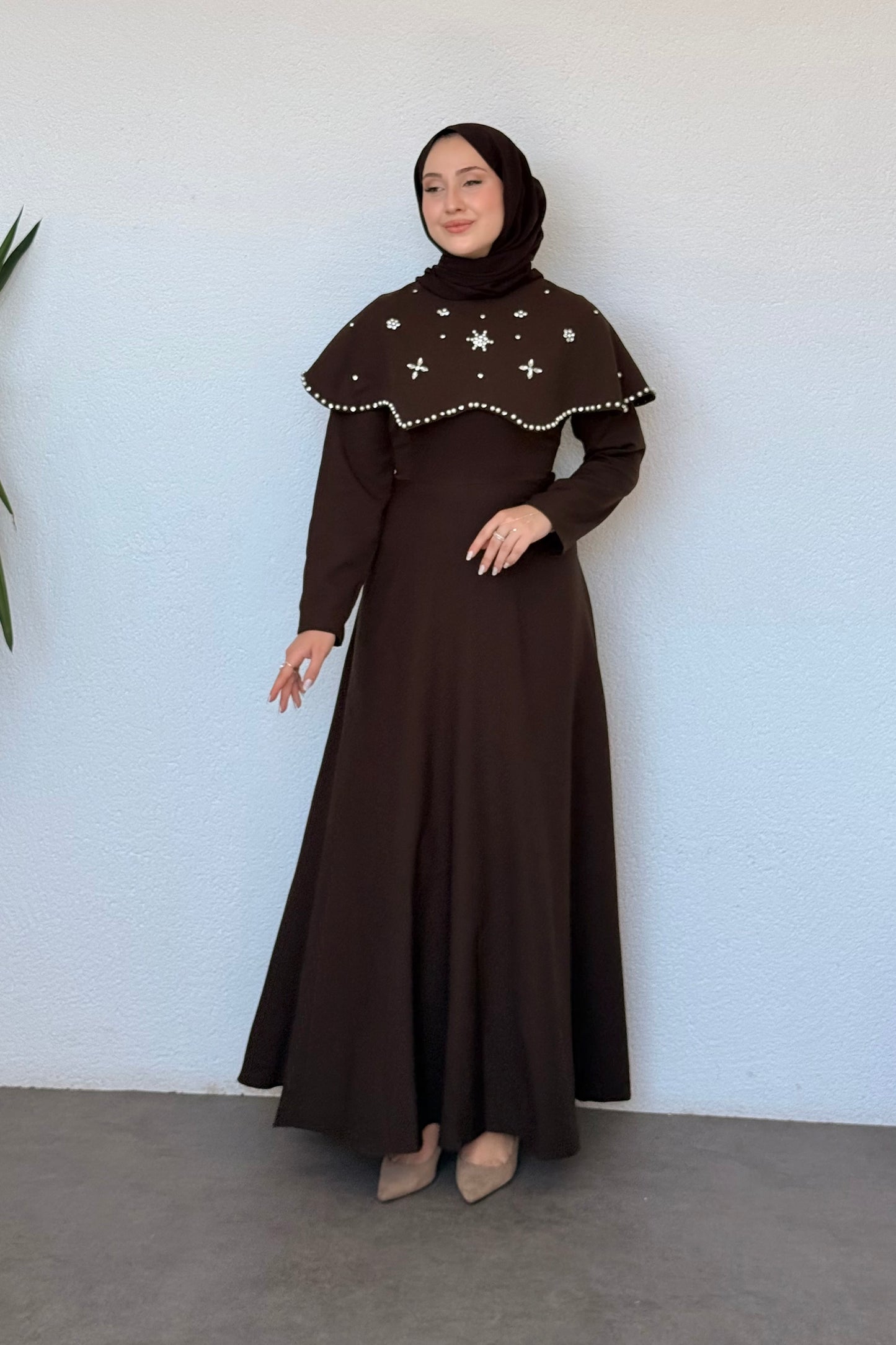 Vera Taşlı Abiye Acı Kahve