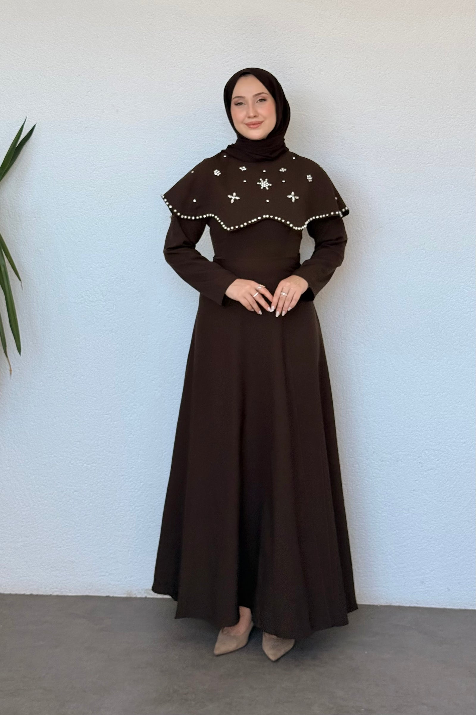 Vera Taşlı Abiye Acı Kahve