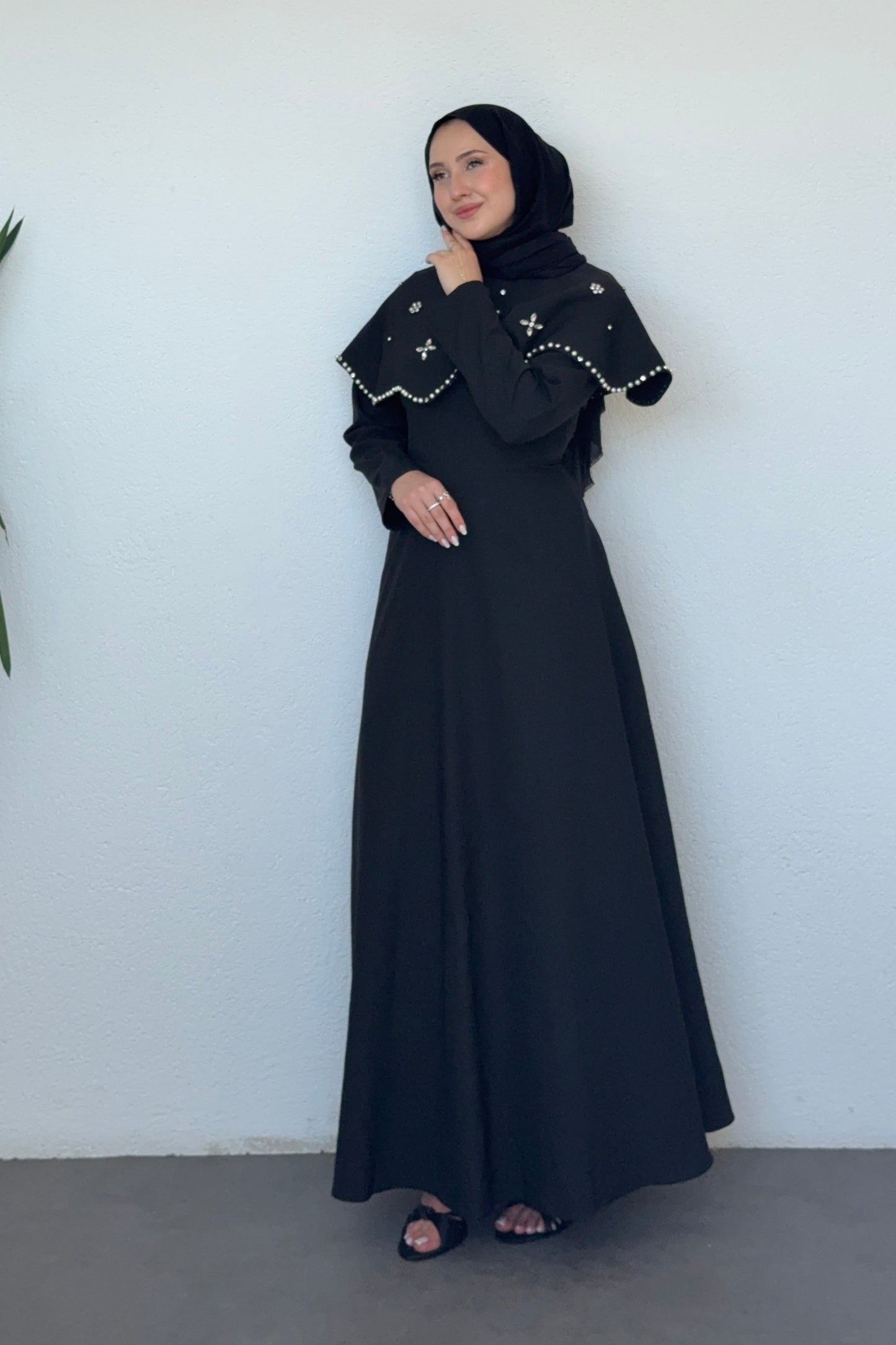 Vera Taşlı Abiye Siyah