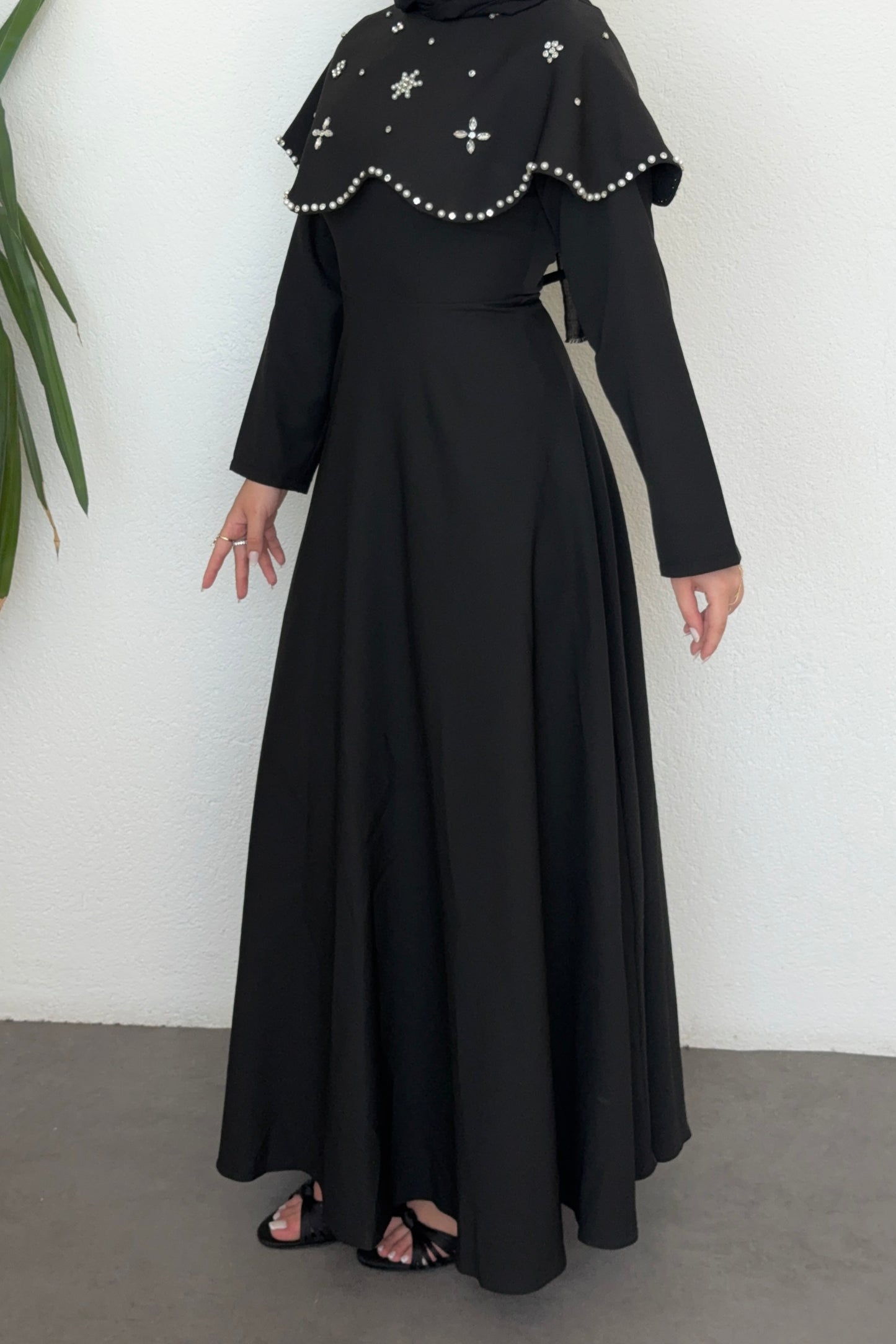Vera Taşlı Abiye Siyah