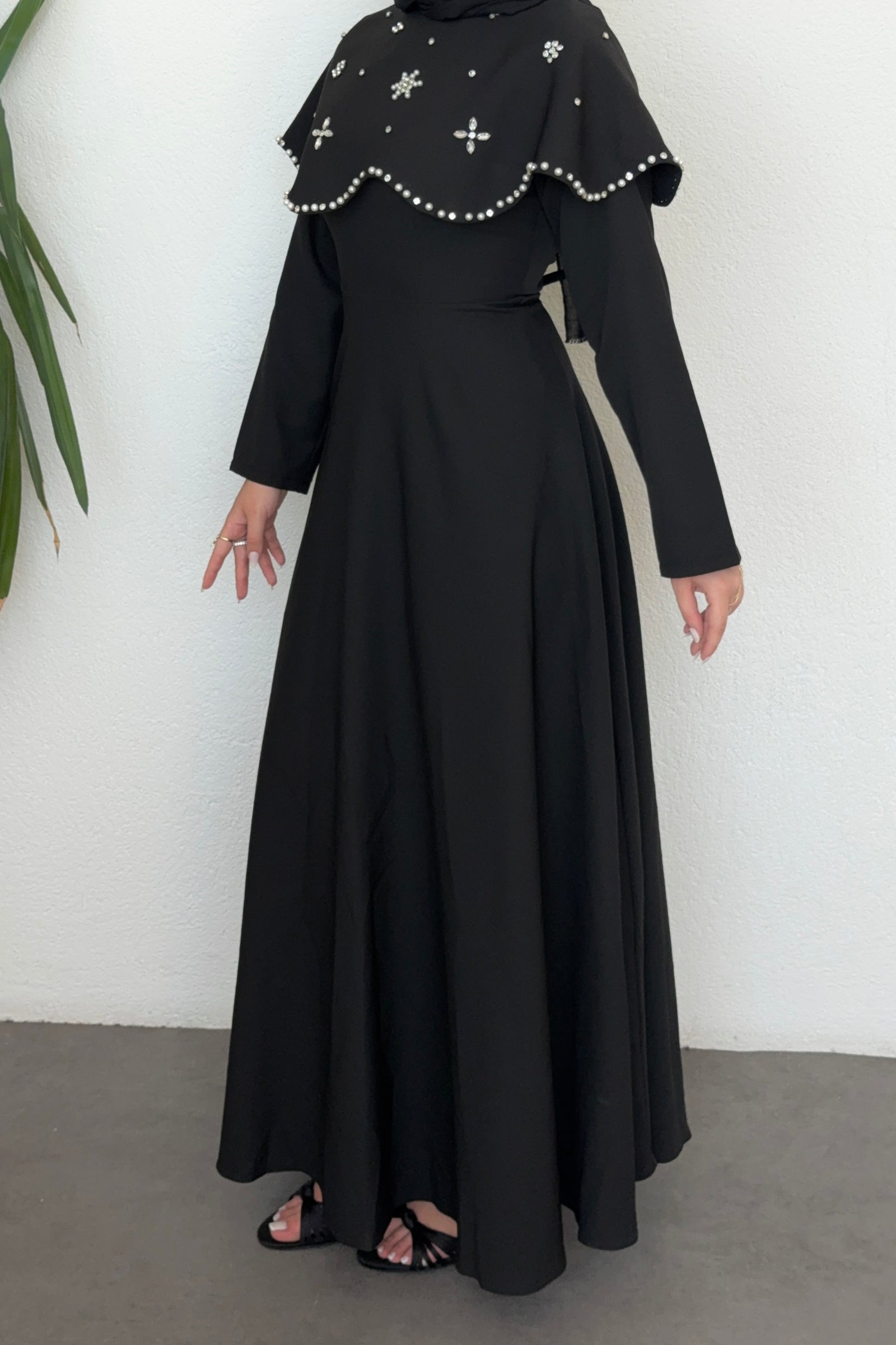 Vera Taşlı Abiye Siyah