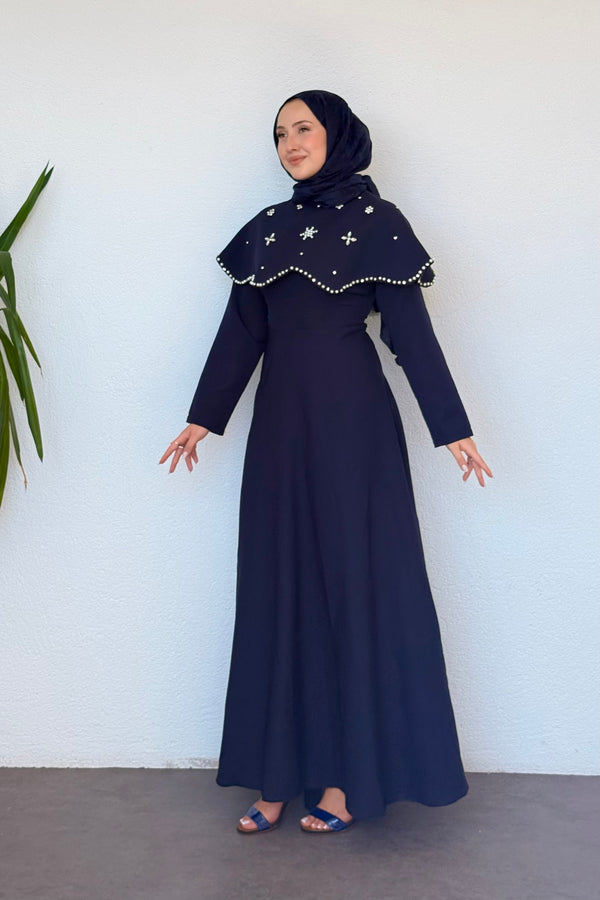 Vera Taşlı Abiye Lacivert