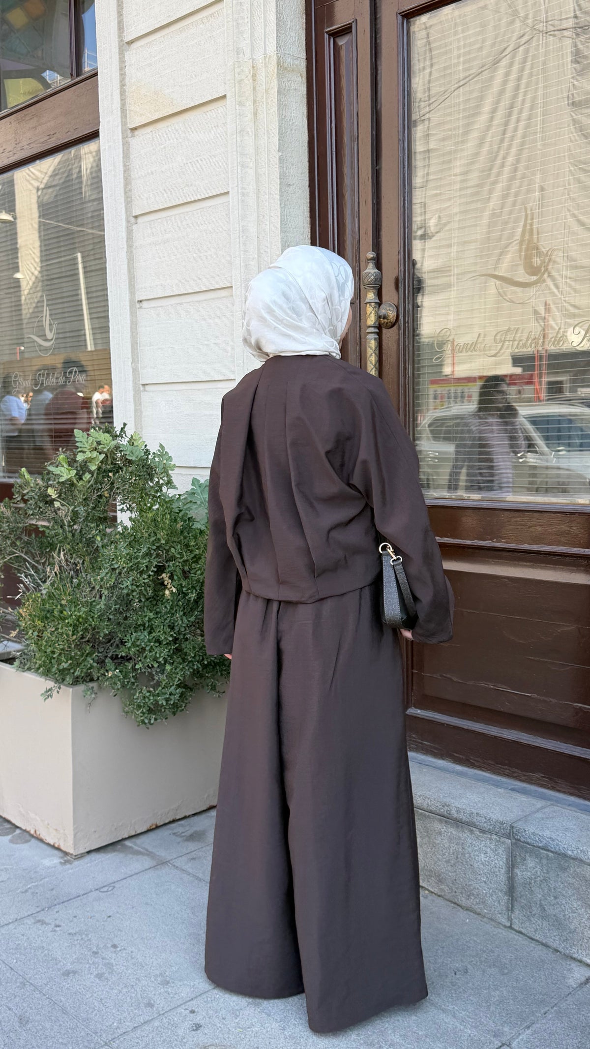 Sare İkili Takım Kahverengi