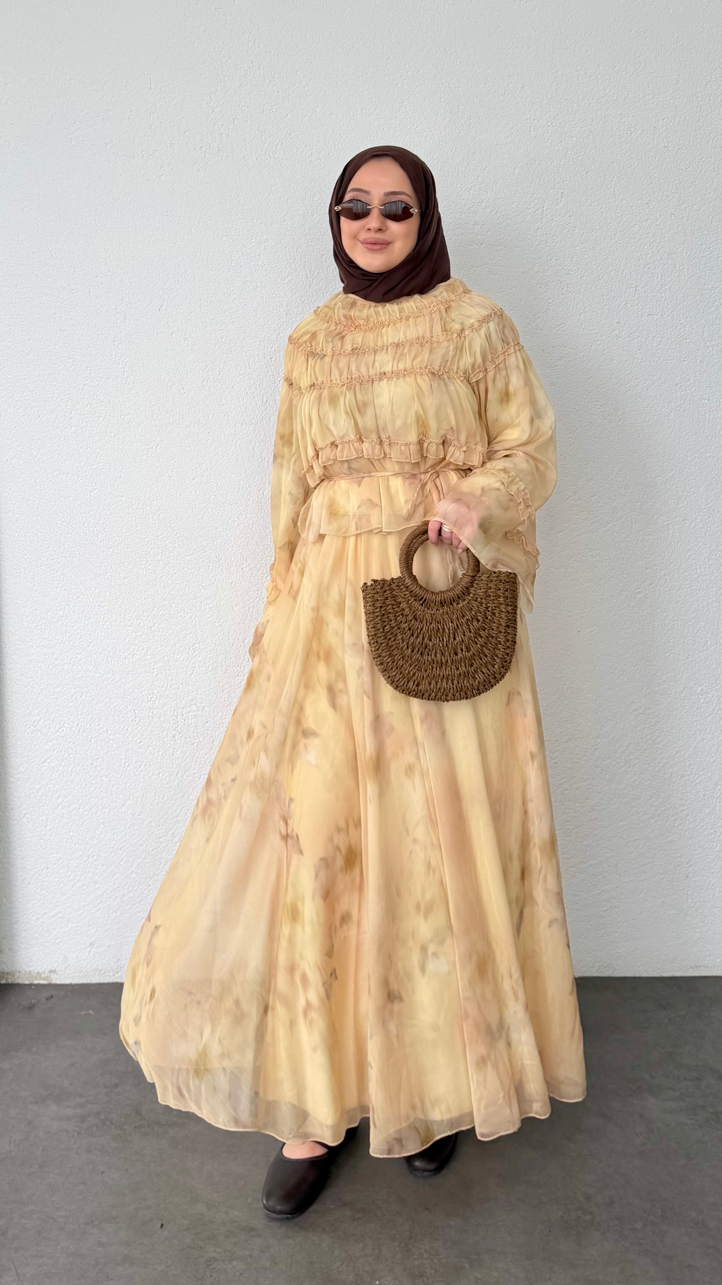 Flora Şifon Gipeli Takım Sarı