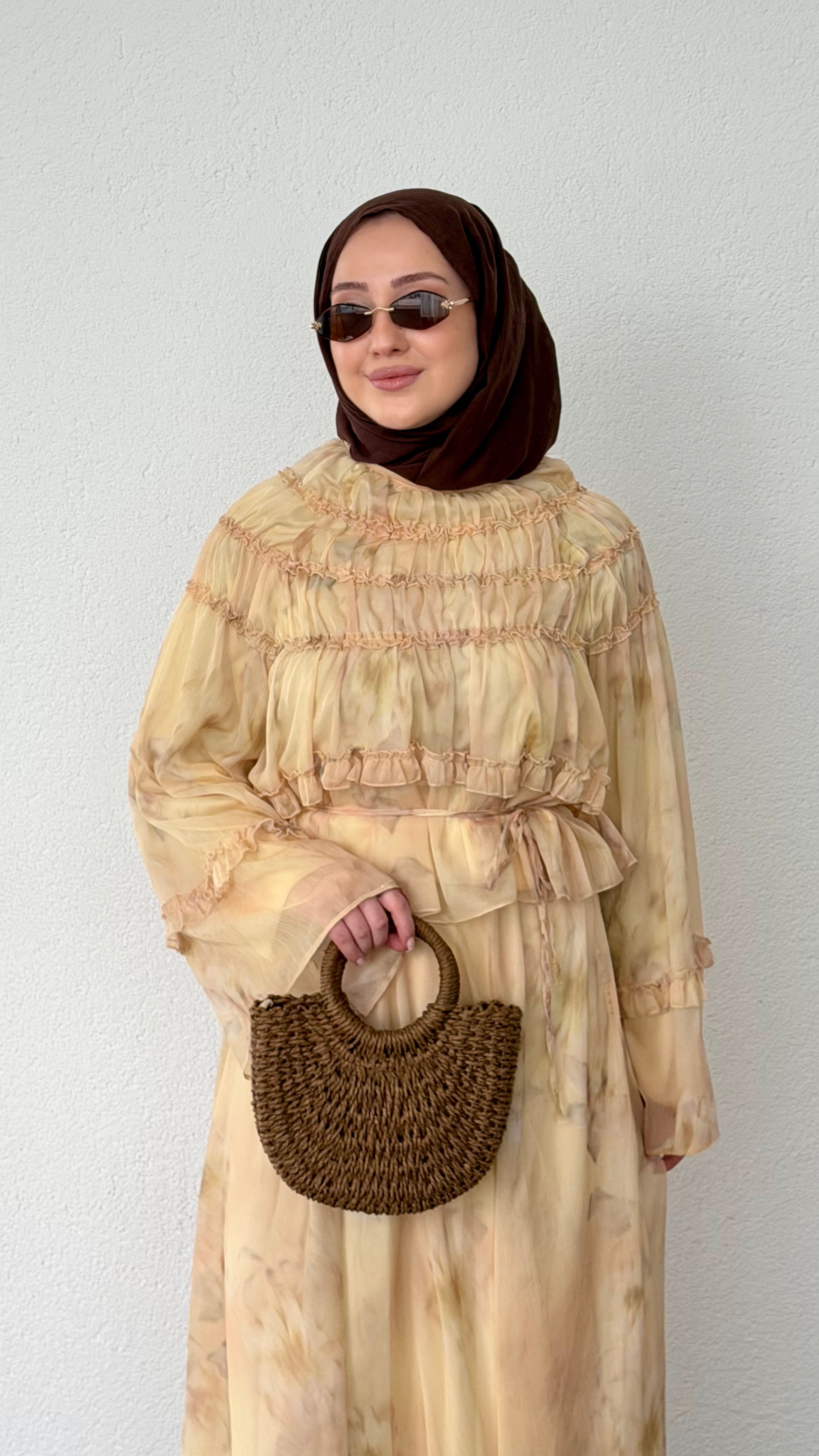 Flora Şifon Gipeli Takım Sarı