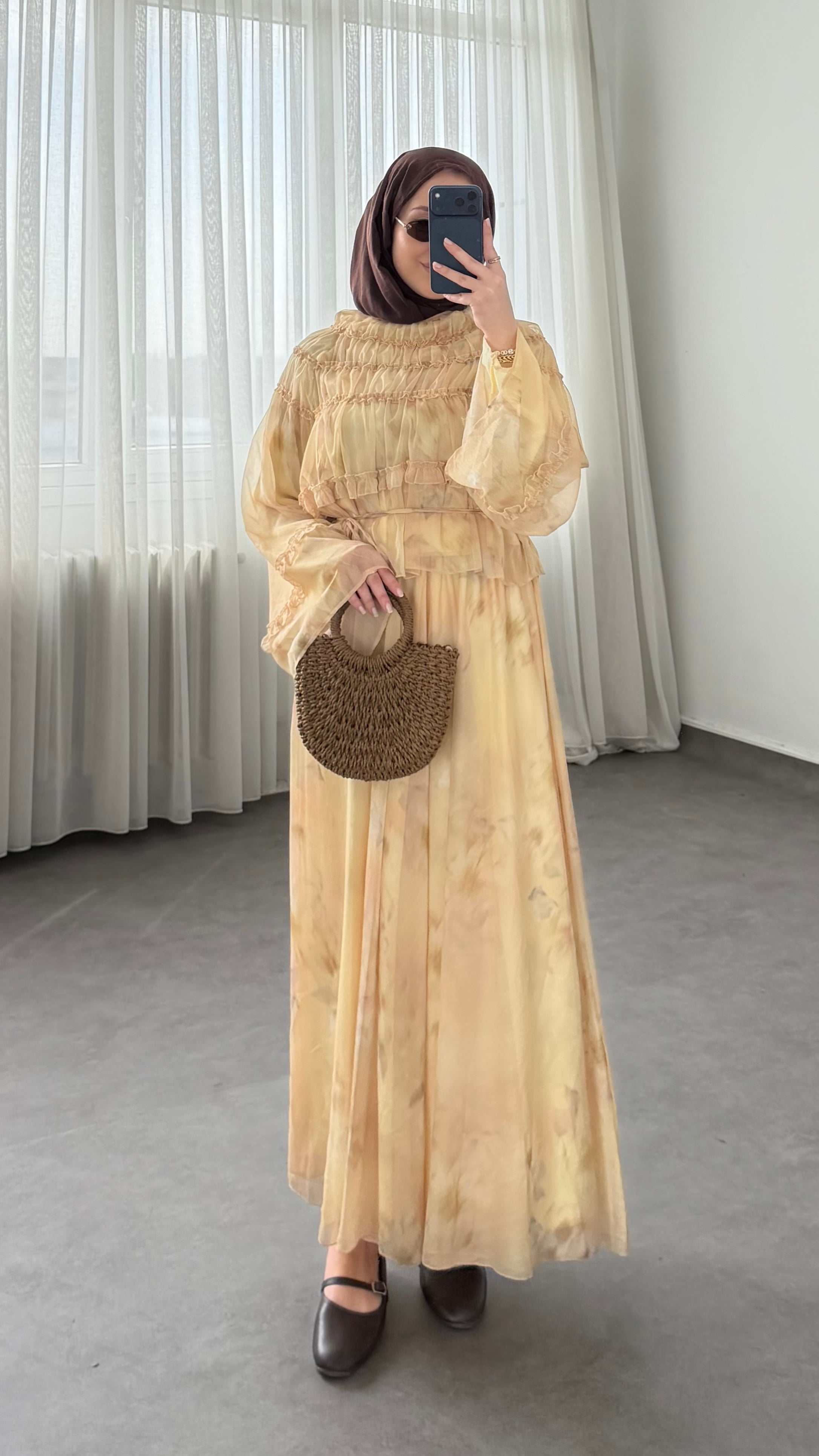 Flora Şifon Gipeli Takım Sarı