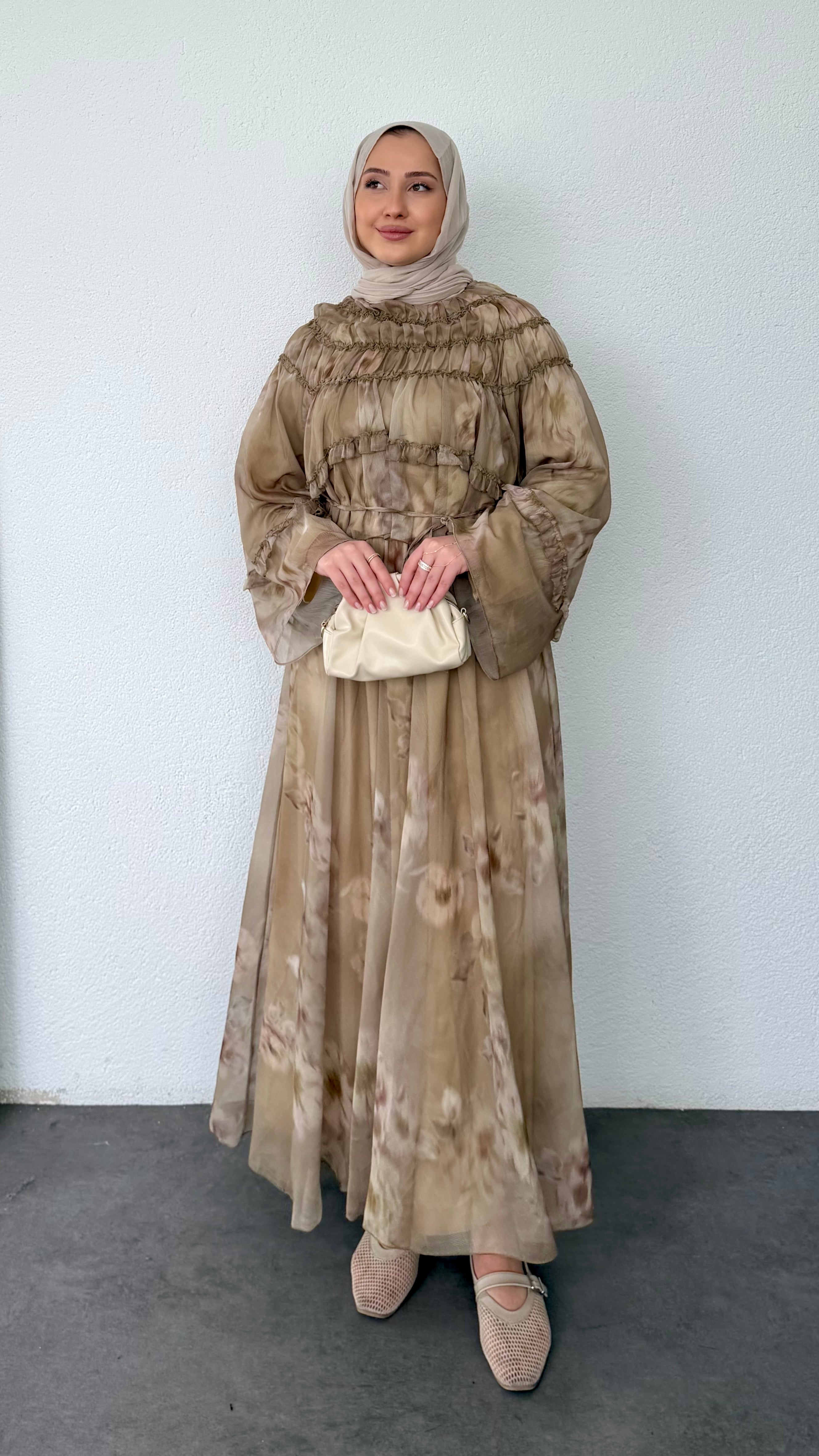 Flora Şifon Gipeli Takım Çağla Yeşili