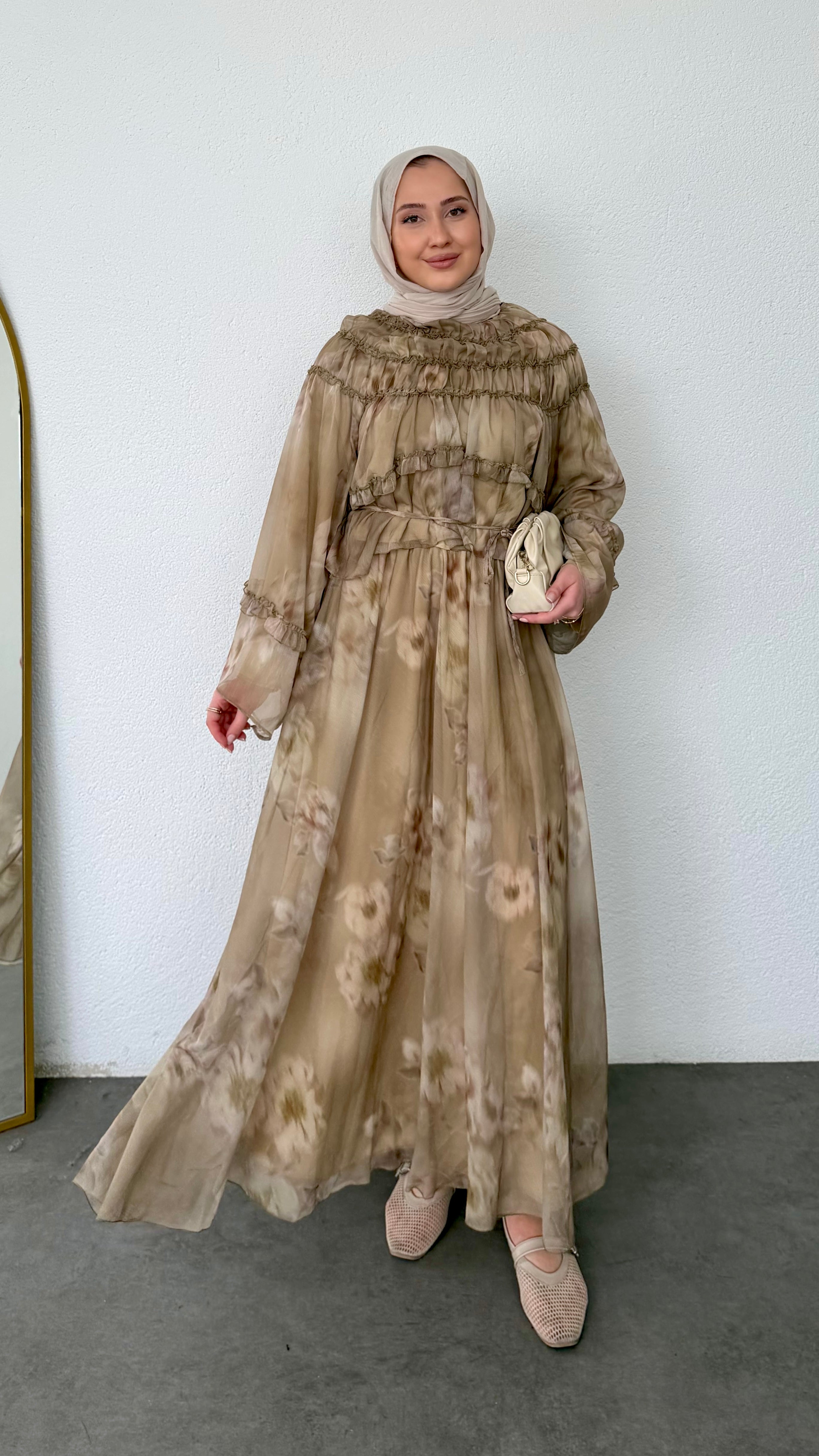 Flora Şifon Gipeli Takım Çağla Yeşili