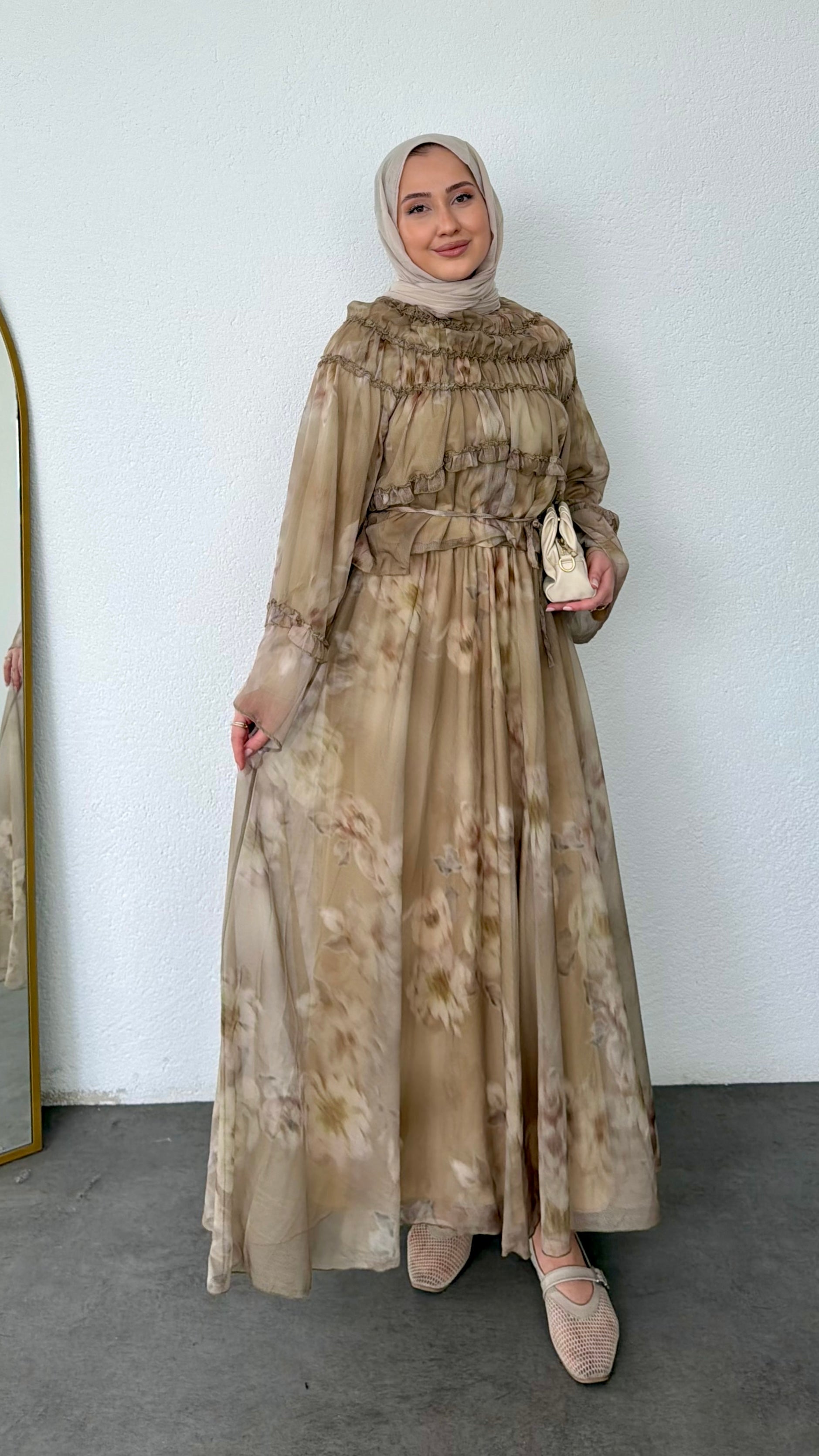 Flora Şifon Gipeli Takım Çağla Yeşili