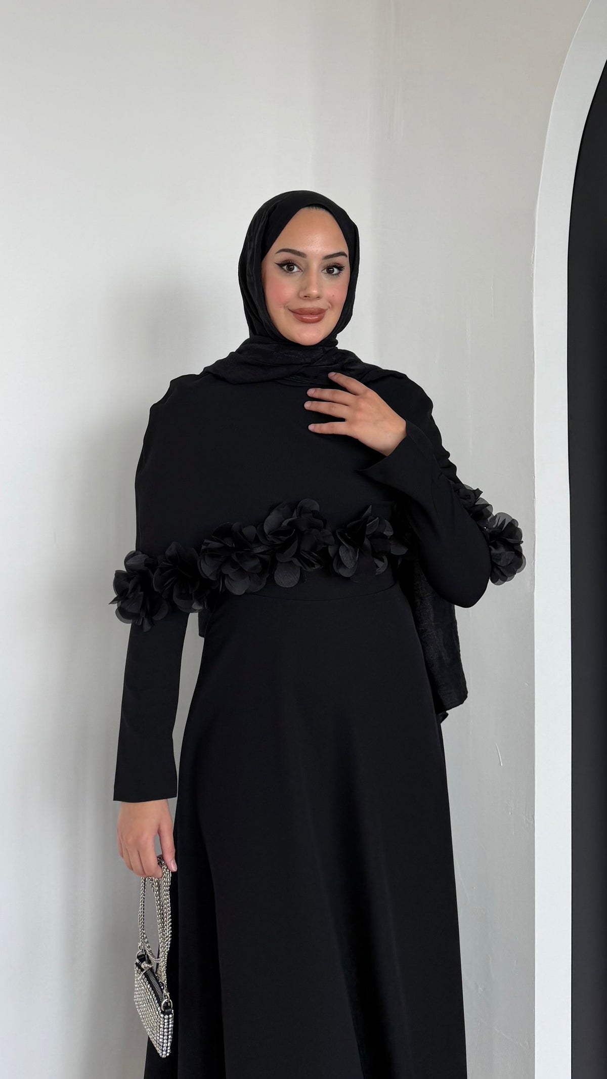 Lotus Abiye Siyah