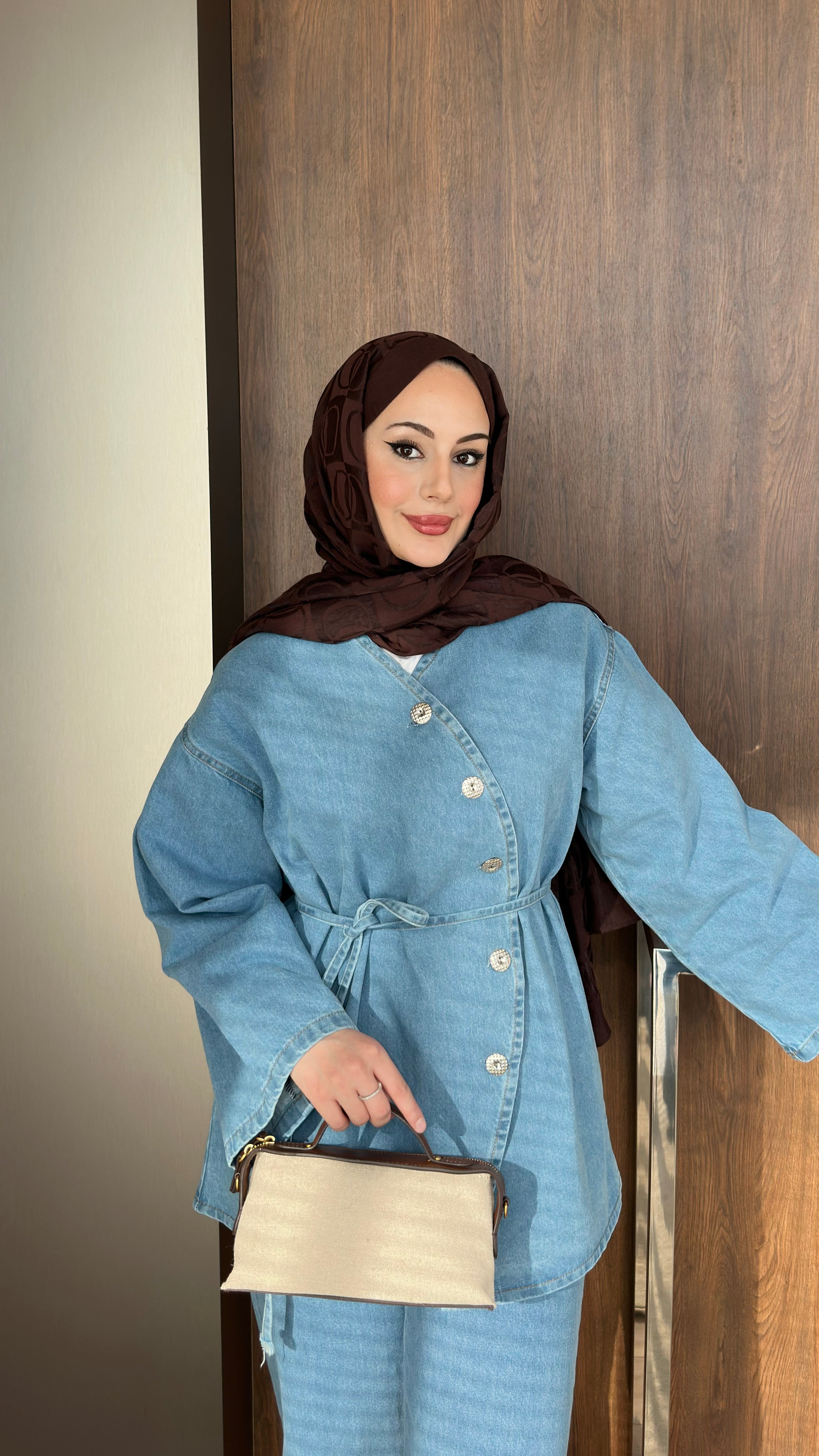 Martin Asimetrik Kesim Kot Takım Buz Mavisi