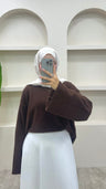 Lidya Angora Kazak Kahverengi