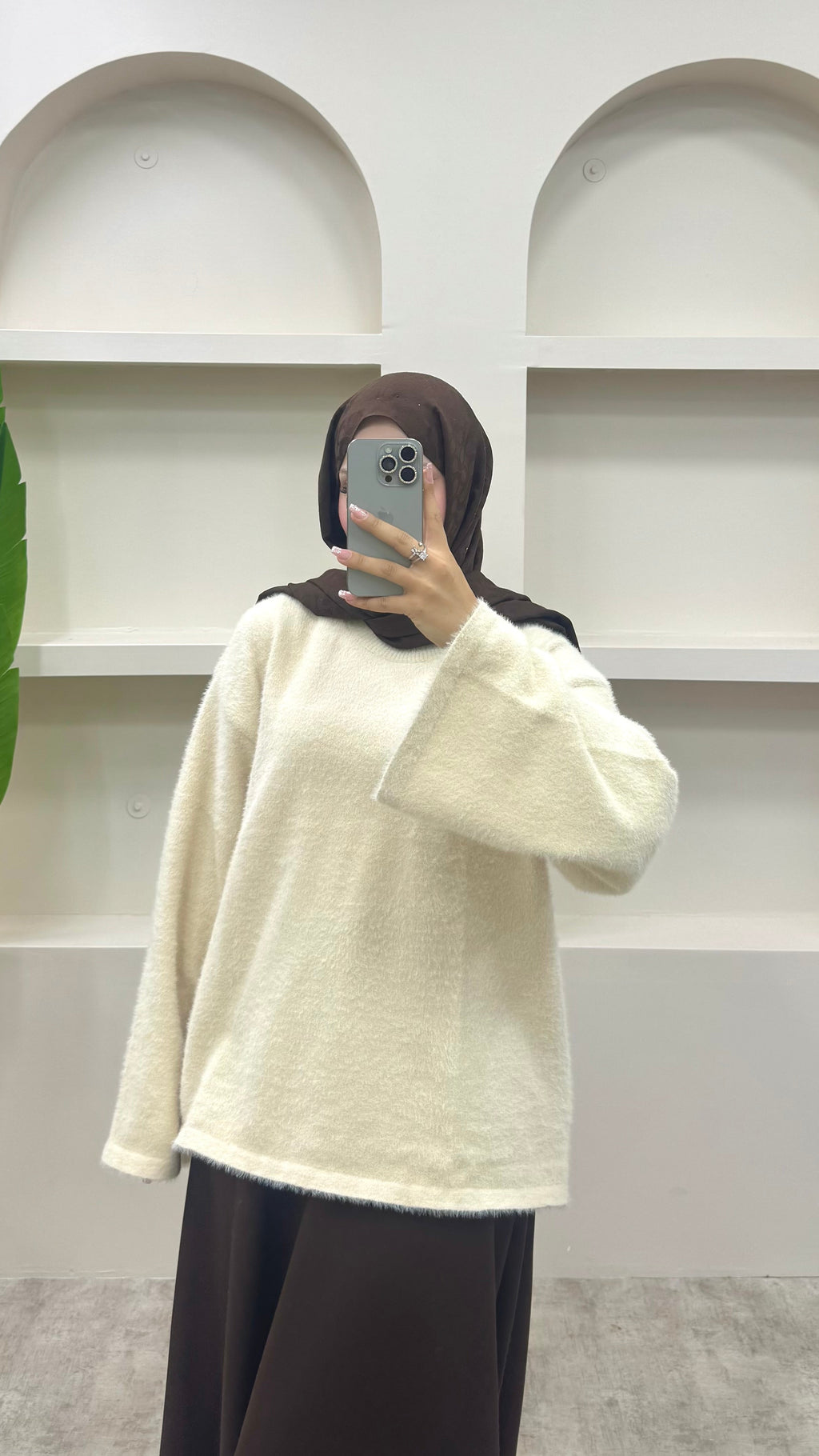 Lidya Angora Kazak Krem