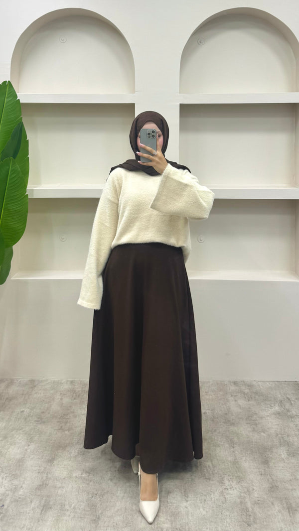 Lidya Angora Kazak Krem