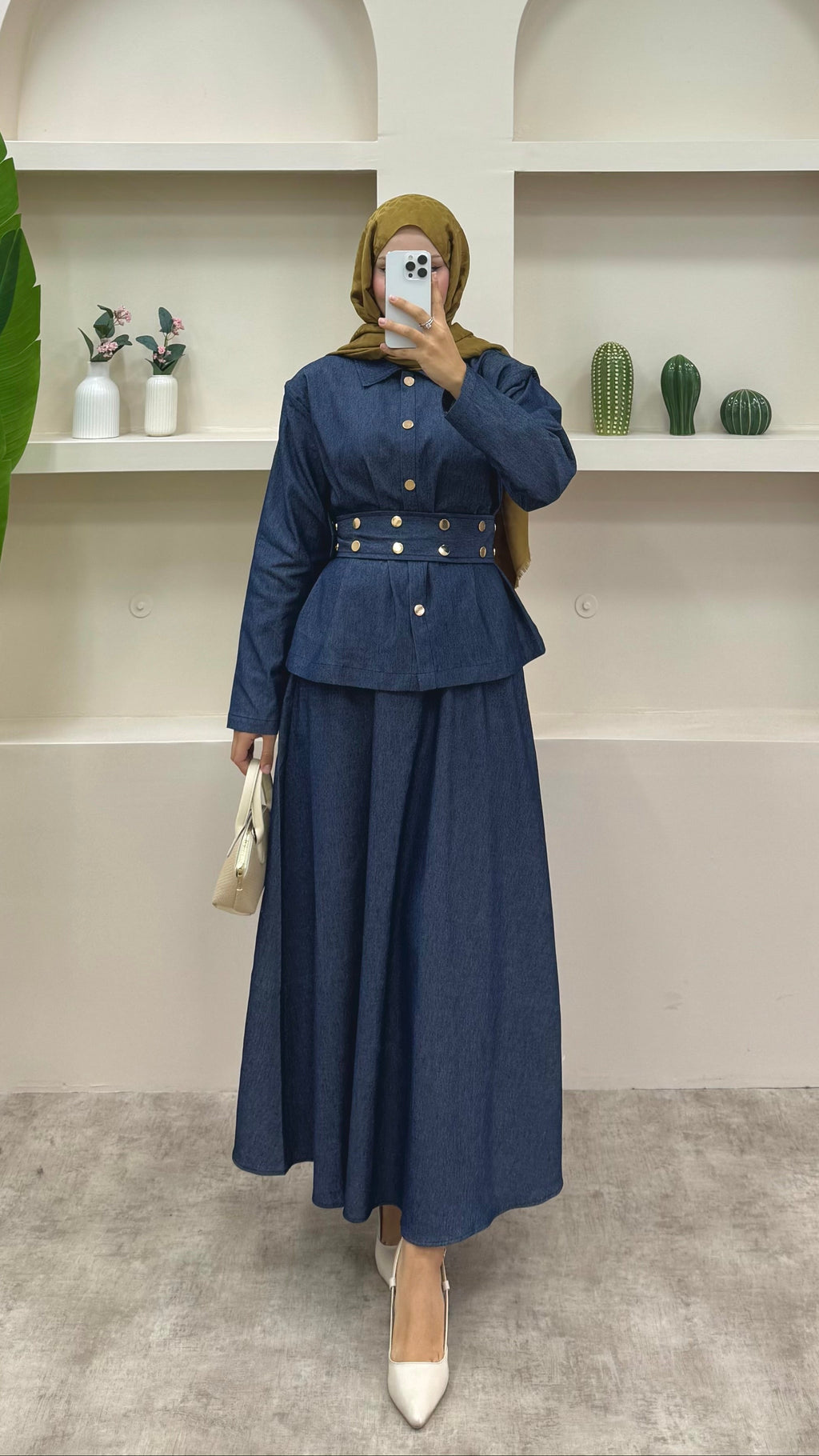 Kot Etekli Takım Mavi