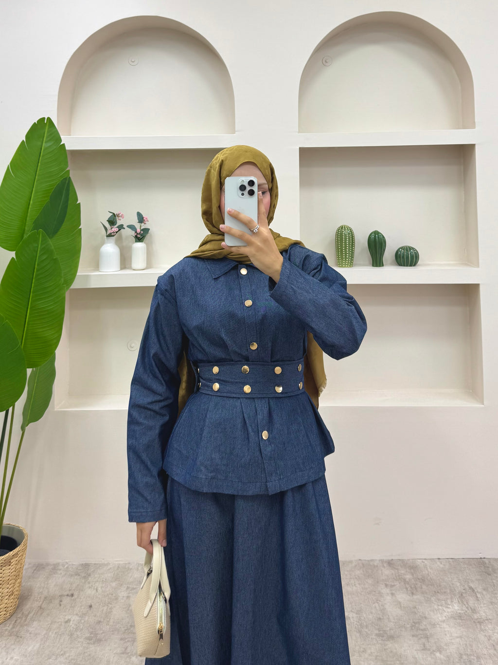 Kot Etekli Takım Mavi