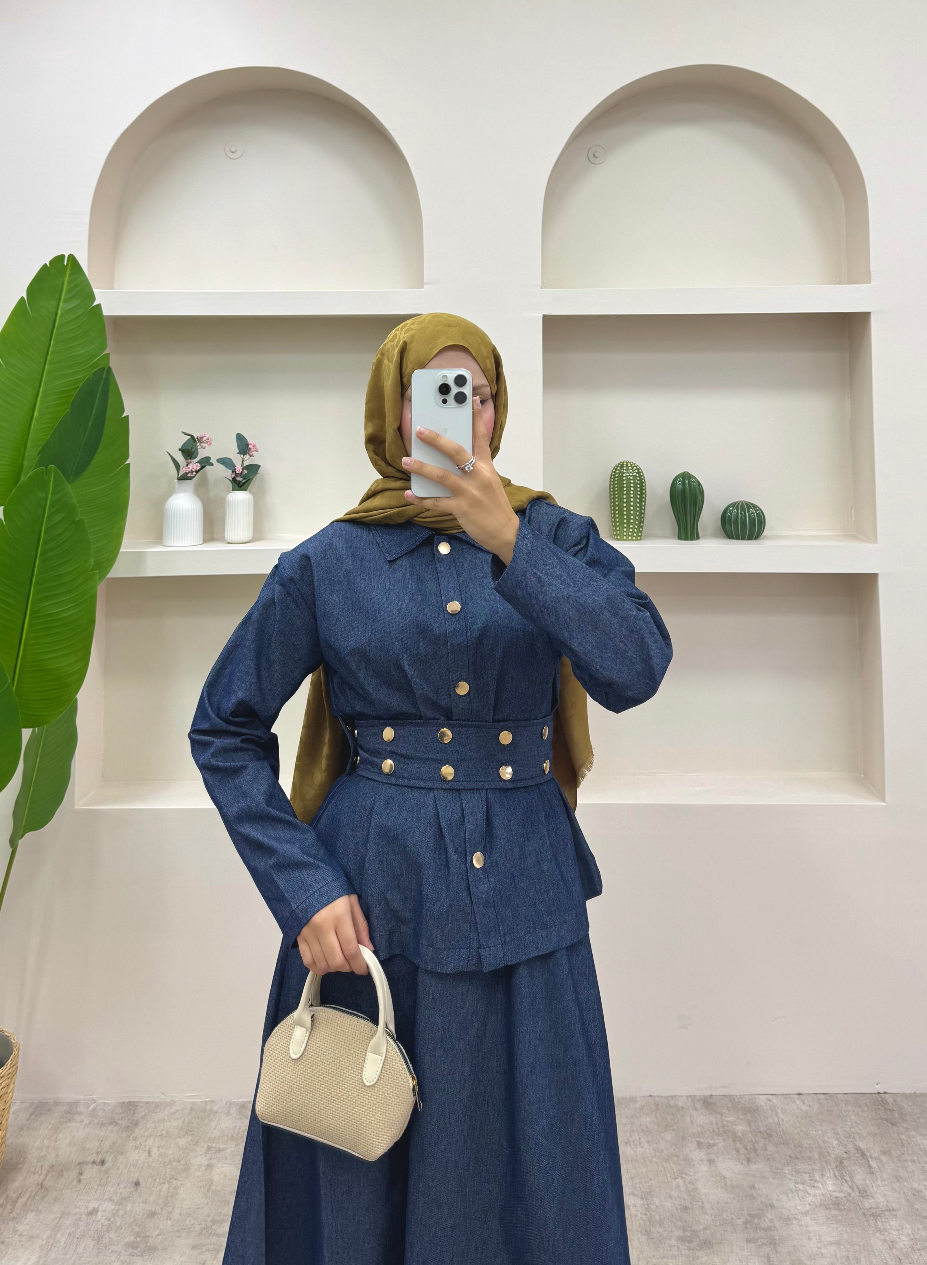 Kot Etekli Takım Mavi