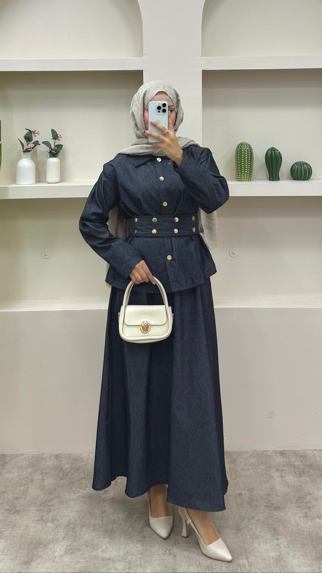 Kot Etekli Takım Lacivert