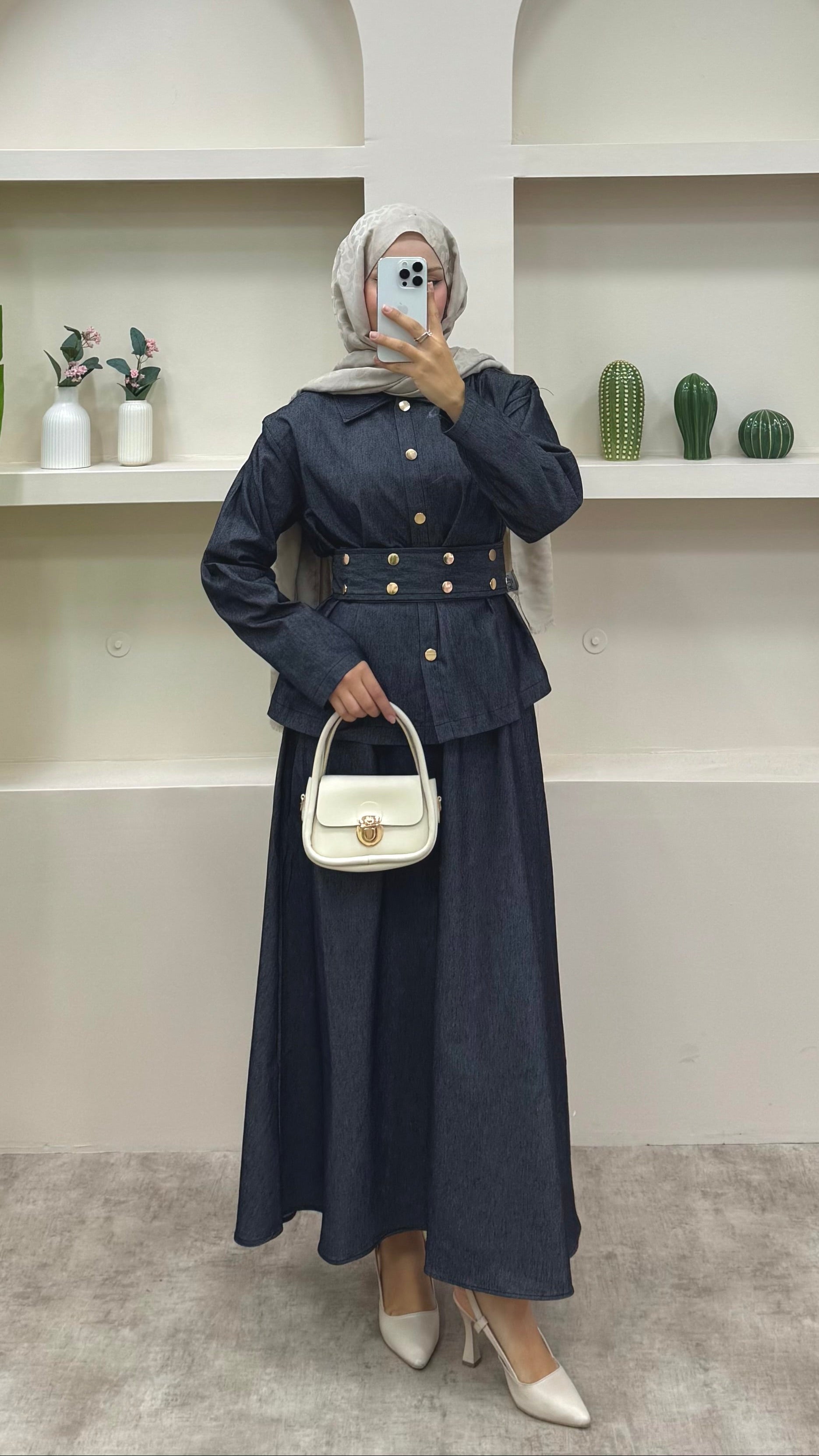 Kot Etekli Takım Lacivert