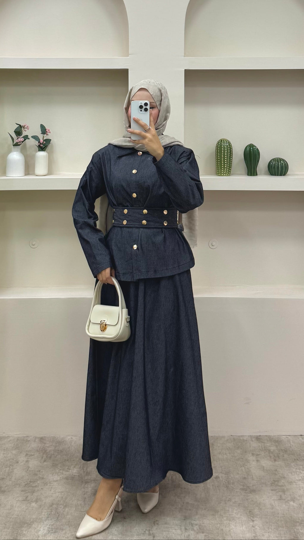 Kot Etekli Takım Lacivert