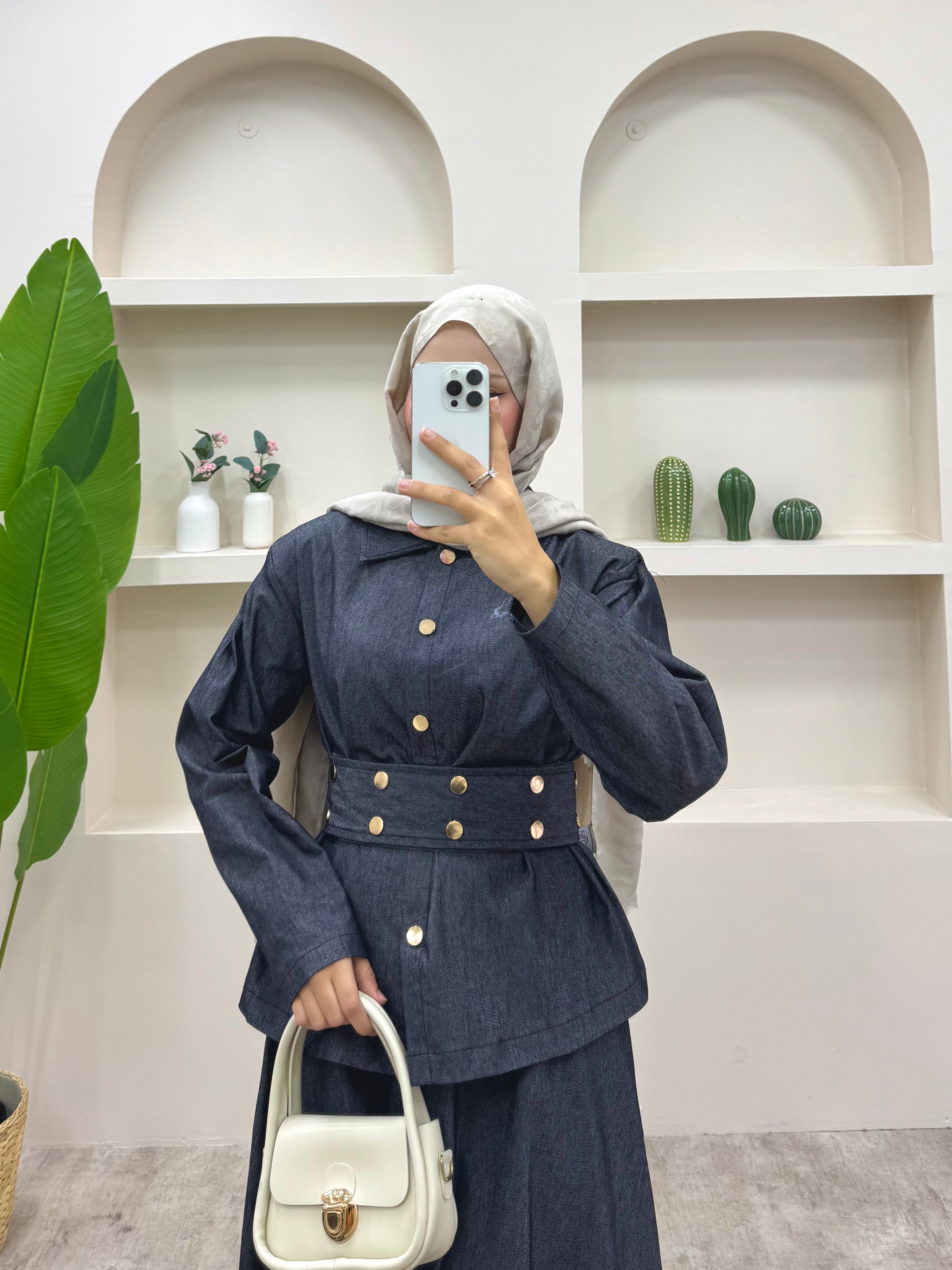 Kot Etekli Takım Lacivert