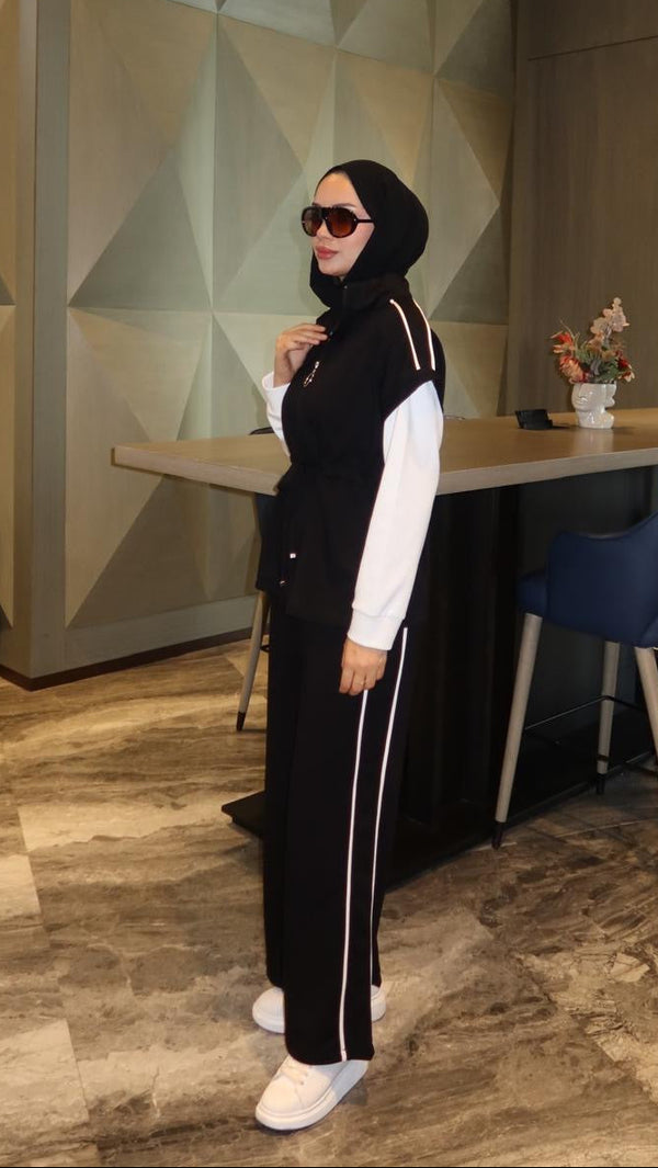 Kısa Kollu İkili Oysho Takım Siyah